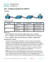 2.7.2 Lab - Configure Single-Area OSPFv2 (1).pdf